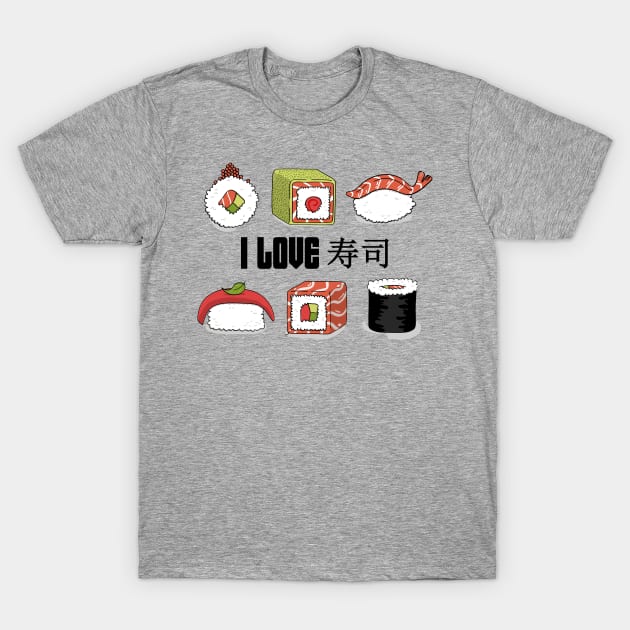 Sushi Holic T-Shirt by ningsitihar